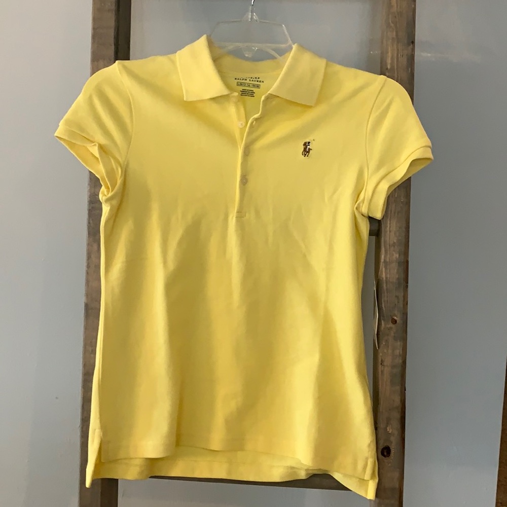 Ralph Lauren yellow polo girls